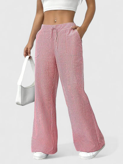 Dominique™ | Pantaloni ampi e confortevoli con dettagli eleganti.
