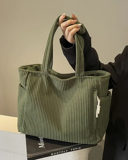 Lea™ | Borsa a coste con dettaglio coulisse (1+1 Gratis)