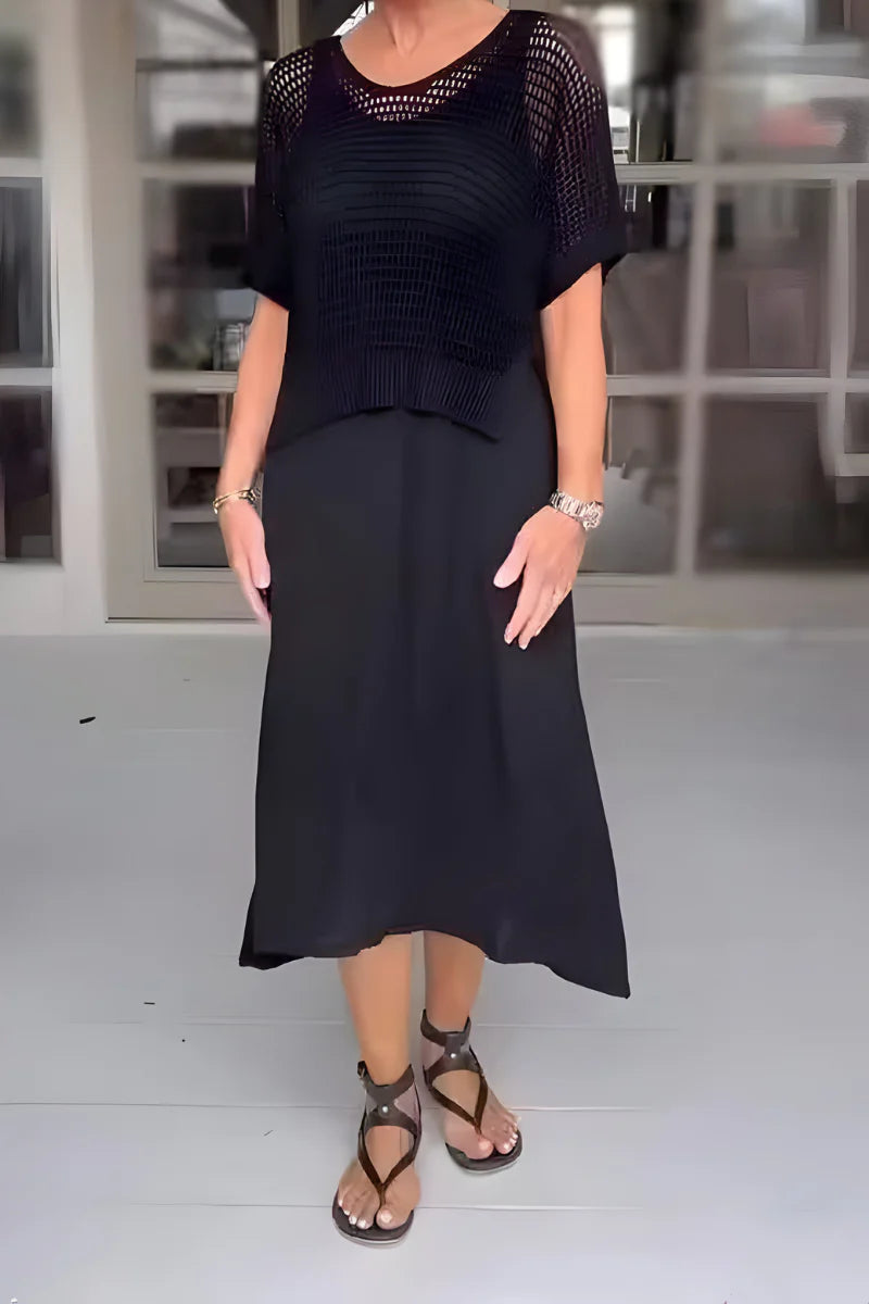Lieke™ | Abito estivo con top lavorato a maglia