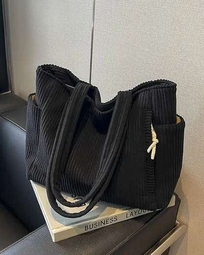 Lea™ | Borsa a coste con dettaglio coulisse (1+1 Gratis)
