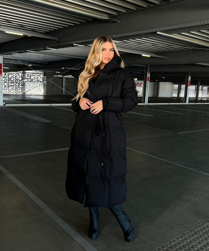 Malin™ | Cappotto invernale lungo con cintura