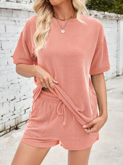 Jinte™ | Completo loungewear in morbido tessuto a coste
