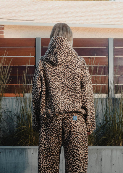 Freya™ | Felpa Con Cappuccio Leopardata