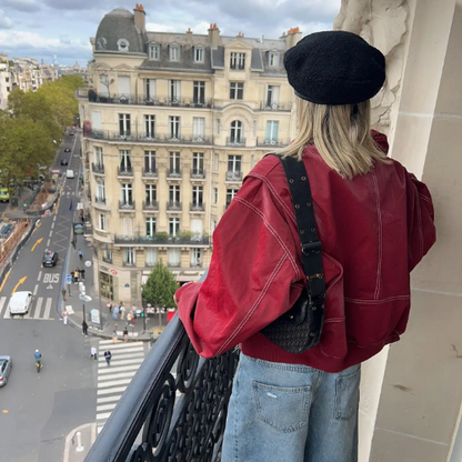 Amara™ | Il Bomber In Pelle Essentiel