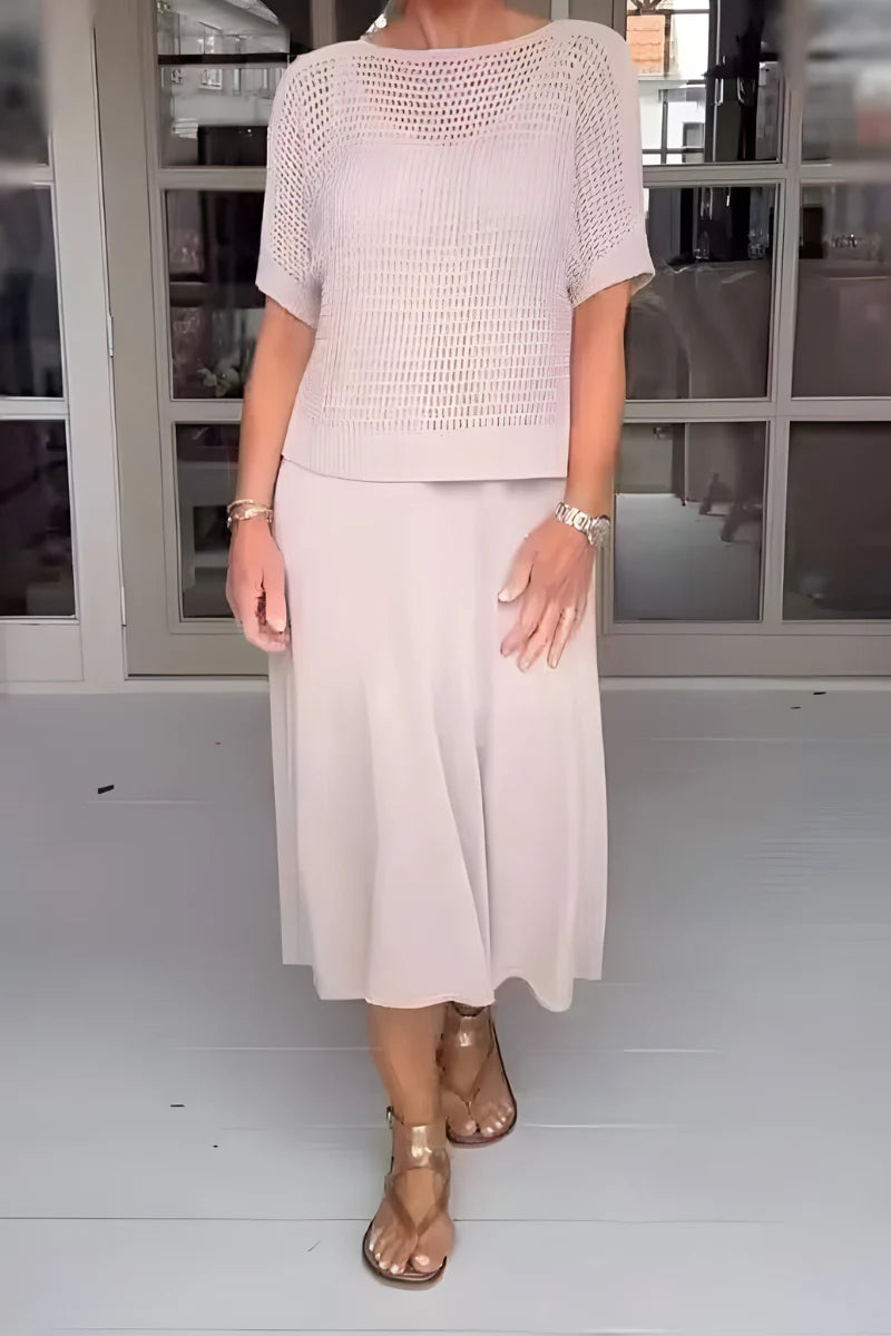 Lieke™ | Abito estivo con top lavorato a maglia