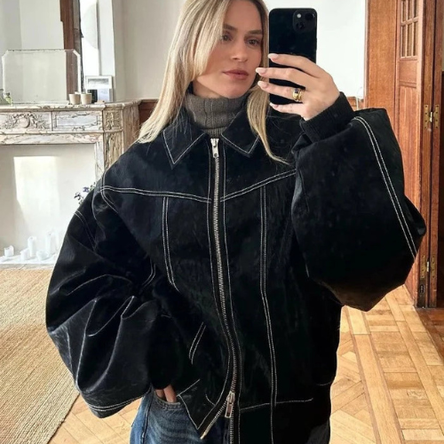 Amara™ | Il Bomber In Pelle Essentiel