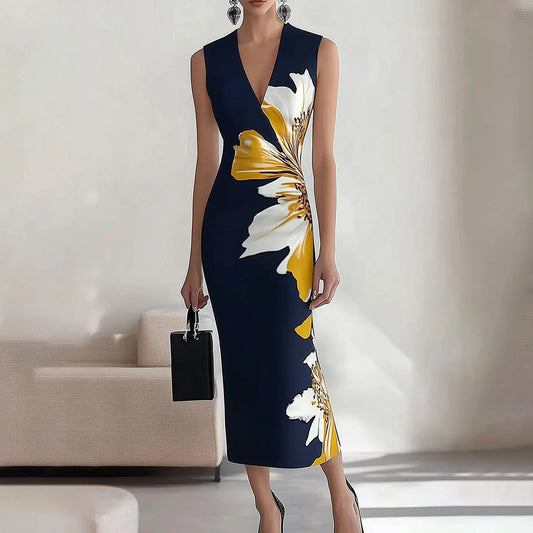 Lotte™ | Elegante Abito Midi a Fiori