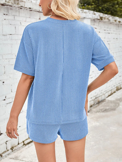 Jinte™ | Completo loungewear in morbido tessuto a coste
