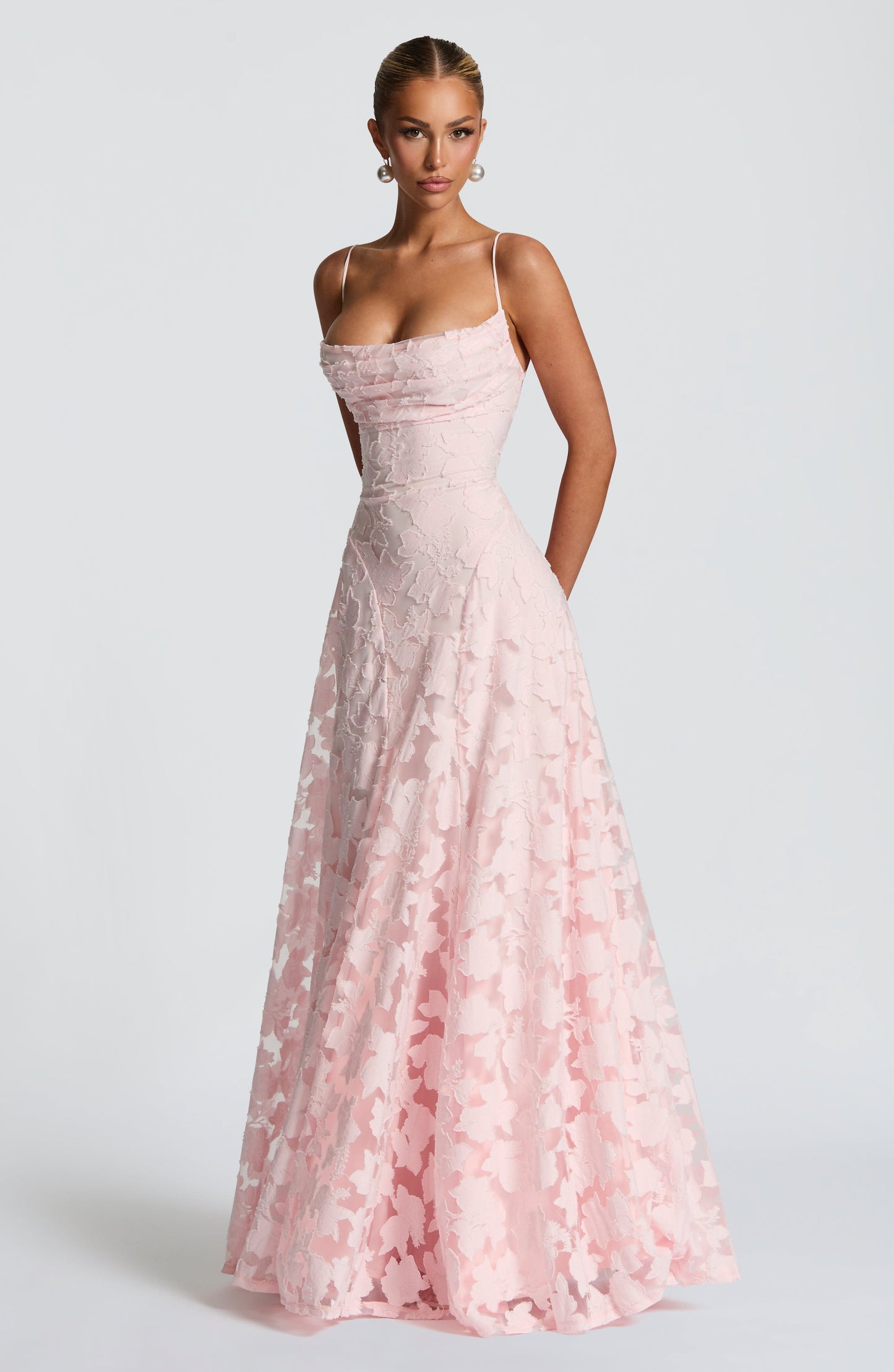 Francisa™ | Abito lungo con corsetto in pizzo