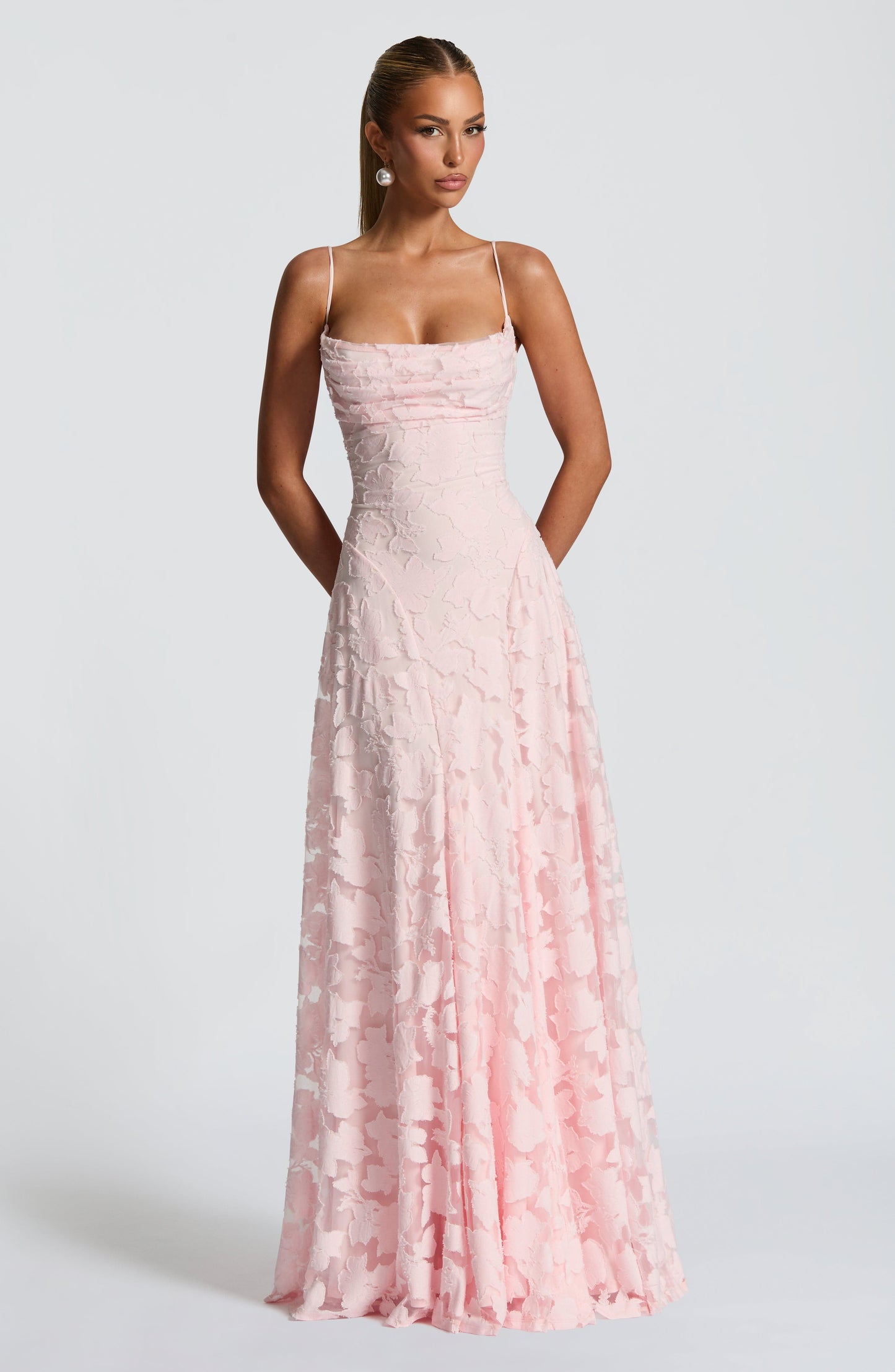Francisa™ | Abito lungo con corsetto in pizzo
