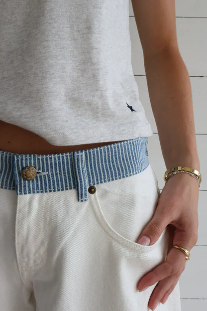 Jodie™ | Jeans a Gamba Larga con Cintura