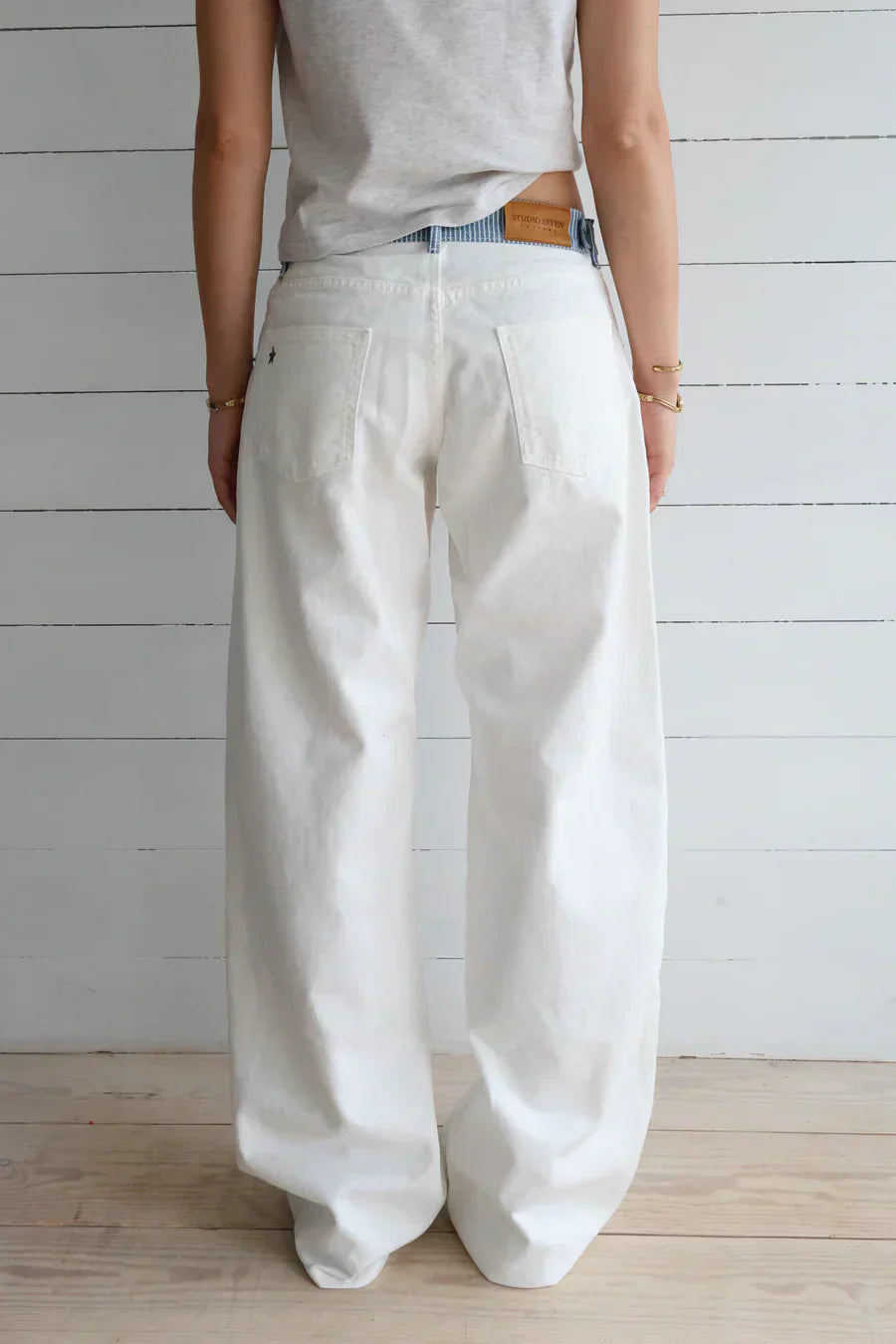 Jodie™ | Jeans a Gamba Larga con Cintura