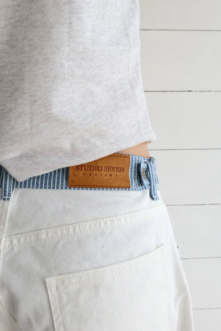 Jodie™ | Jeans a Gamba Larga con Cintura